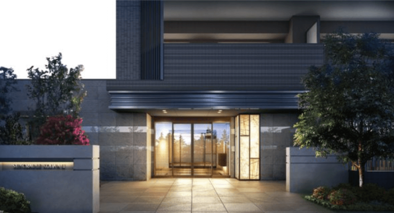 ファイル:サンクレイドル小岩II エントエランスアプローチ完成予想図.png