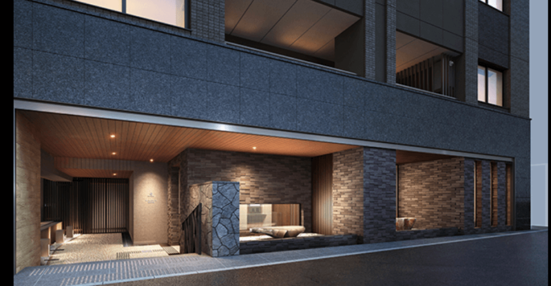 ファイル:ザ・パークハウス 京都河原町 エントエランスアプローチ完成予想図.png