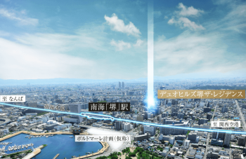 デュオヒルズ堺ザ・レジデンス　周辺写真CG合成