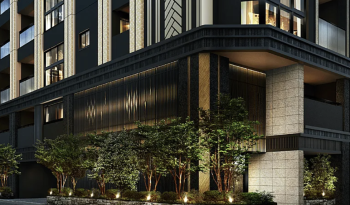 パークホームズ日本橋人形町三丁目　エントエランスアプローチ完成予想図