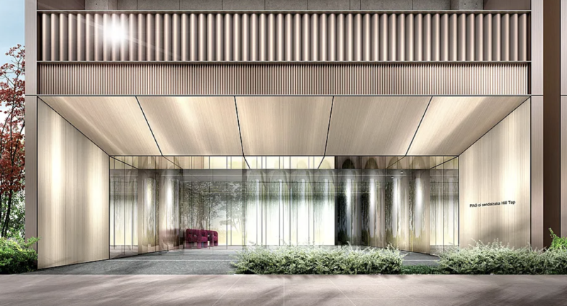 ファイル:ピアース大井仙台坂Hill Top エントエランスアプローチ完成予想図.png