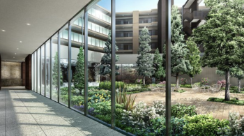 ブランズシティあざみ野　ガーデンテラス完成予想CG