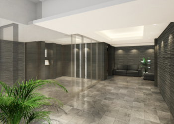 ロイヤルガーデン古新町　エントランスホール完成予想CG