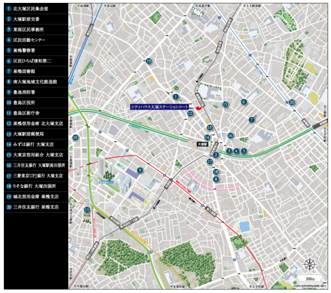 ファイル:（仮称）山手線「大塚」駅プロジェクト公共施設 金融機関.PNG