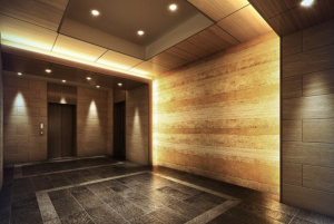 オープンレジデンシア御器所 エントランスホールCG