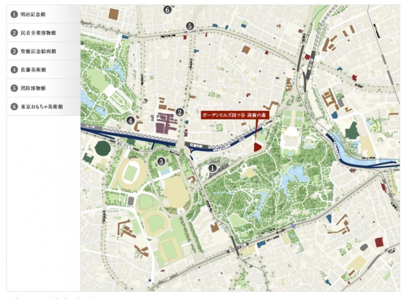 ファイル:ガーデンヒルズ四ツ谷 迎賓の森文化施設.JPG