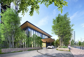 デュオヒルズ刈谷　エントエランスアプローチ完成予想図