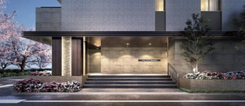 ヴィークコート蕨南町桜並木　エントエランスアプローチ完成予想図