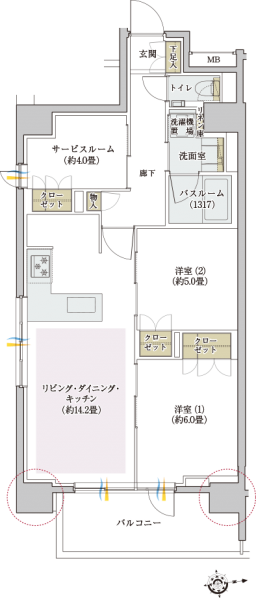 ファイル:B1タイプクリオ 横濱天王町.png