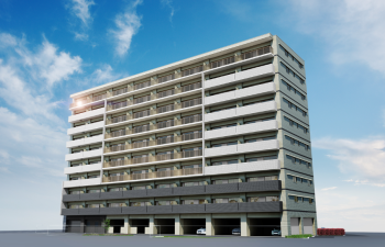 アルファステイツ神戸祇園　外観完成予想図