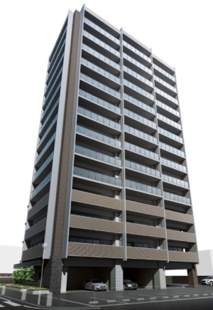 サンズガラリエ下松駅前　外観完成予想図