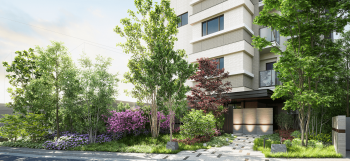 ジオ世田谷松原 エントランス外観完成予想CG