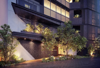 プラウド四谷　エントエランスアプローチ完成予想図