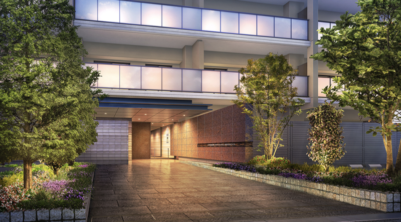 ファイル:ユニハイム豊中レジデンス エントランスアプローチ.png