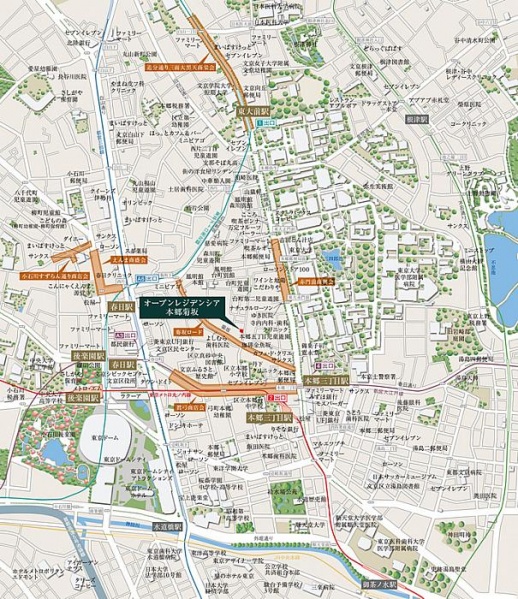 ファイル:現地案内図 本郷 170316.jpg