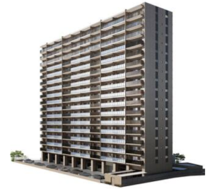 ウエリス白木原　外観完成予想図