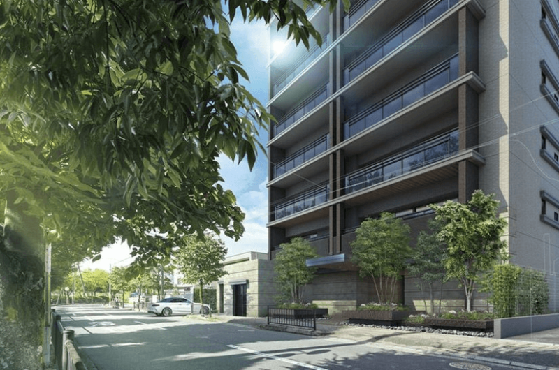 ファイル:シーンズ高槻真上町 エントエランスアプローチ完成予想図.png