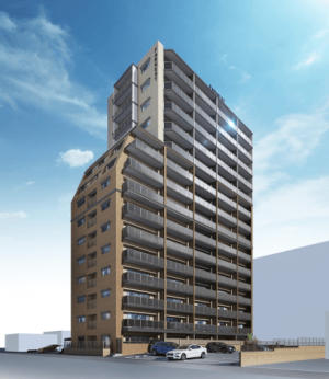 ファーネスト鹿児島中央駅前レジデンス　外観完成予想図1