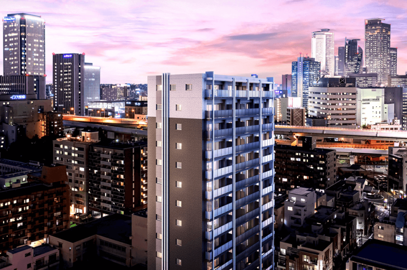 ファイル:プレサンス ロジェ 名駅南 外観完成予想図.png