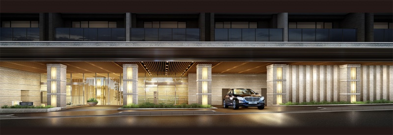 ファイル:ガーデンヒルズ四ツ谷 迎賓の森エントランス.jpg