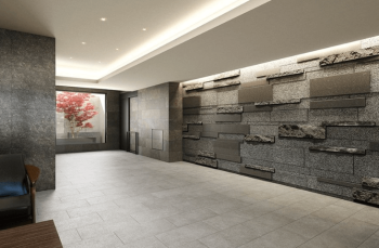 シャリエ大津中央スクエアクロス　エントエランスホール完成予想図