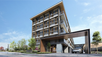 ハイムスイート京都 太秦天神川　外観完成予想CG1