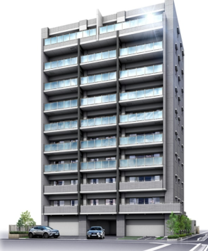 ファミリアーレ原レジデンス　外観完成予想CG