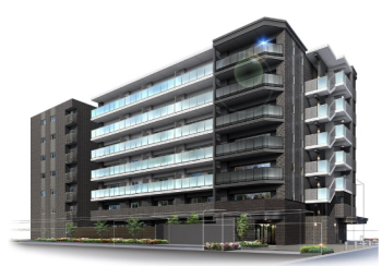 プレサンス ロジェ 京都城陽　外観完成予想図