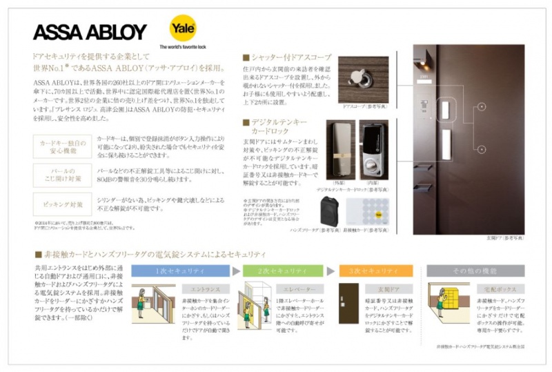 ファイル:プレサンス ロジェ 高津公園アッサ・アブロイドアセキュリティ.JPG