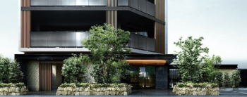 ルフォンリブレ駒込六義園　エントエランスアプローチ完成予想図