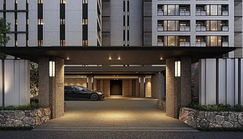 橦木町レジデンス ザ・フューデ　エントエランスアプローチ