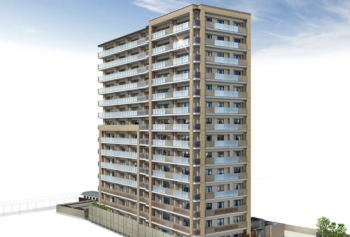 (仮称)ワコーレJR三ノ宮駅徒歩5分再開発プロジェクト　外観完成予想CG