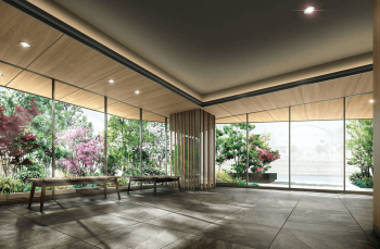 クリオ竹ノ塚グレイステラス　エントエランスホール完成予想図