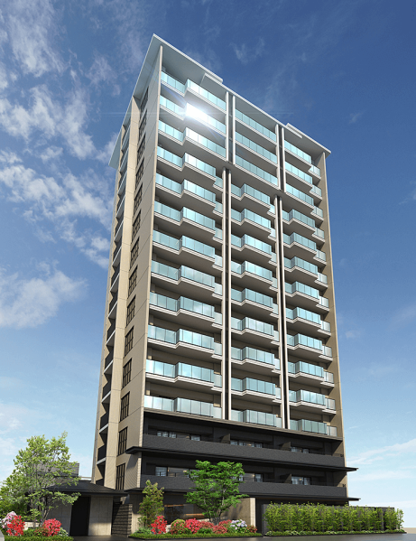 ファイル:クレヴィア長岡天神 外観完成予想図.png