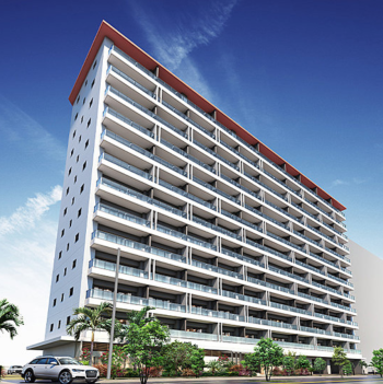 グランコスモ ザ・リゾート沖縄豊崎　外観完成予想CG