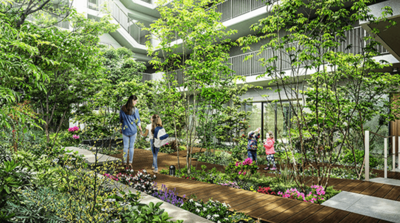 ファイル:ファインシティ新越谷 インナーガーデン完成予想CG.png