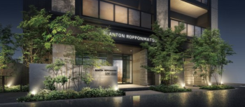 ブラントン六本松　エントランスアプローチ完成予想図