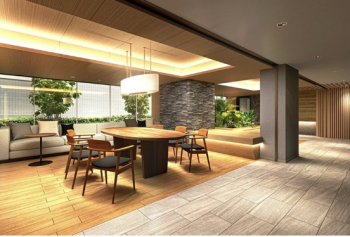 プラウド府中晴見町　ラウンジ完成予想図