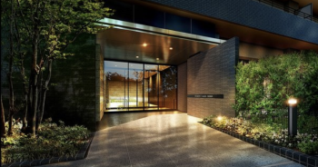 ユニハイム高田本郷　エントランスアプローチ完成予想図