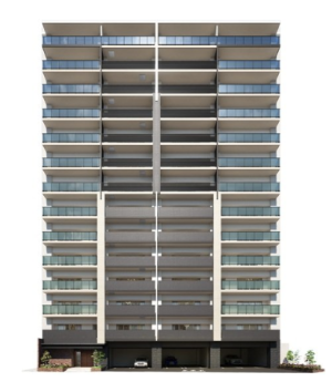 リフローレ浜松レジデンス　外観完成予想図1