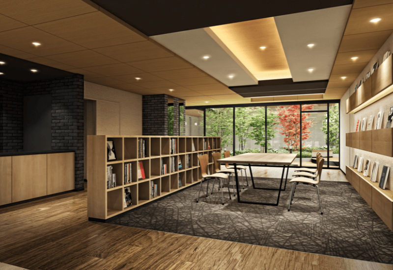 ファイル:レジデンシャル浦安 ライブラリーラウンジ完成予想図.png