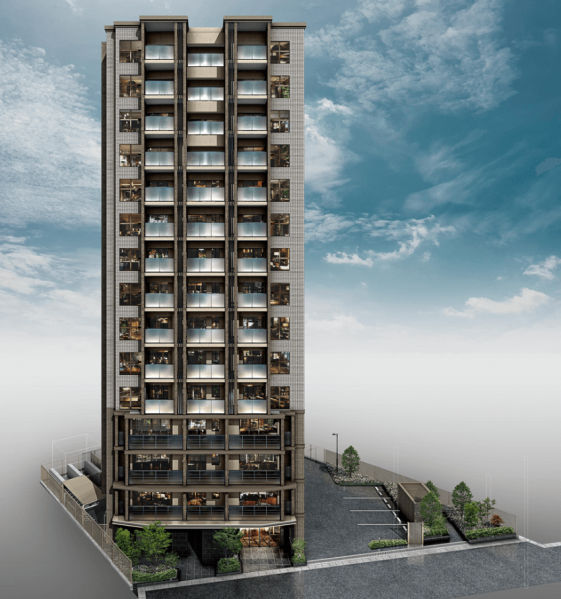 ファイル:レーベン長岡天神Project 外観完成予想図.png