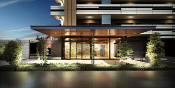 アルファスマート南国III　エントエランスアプローチ完成予想図