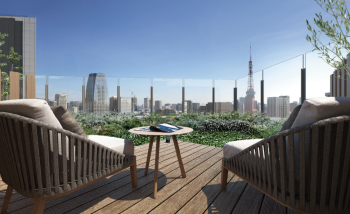 パークコート虎ノ門　スカイテラス完成予想CG