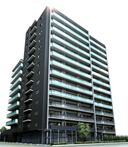 ファイル:ルフォン北綾瀬 シエルフォート 外観完成予想CG.png