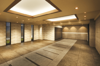 サンクレイドル府中西府　エントエランスホール完成予想図