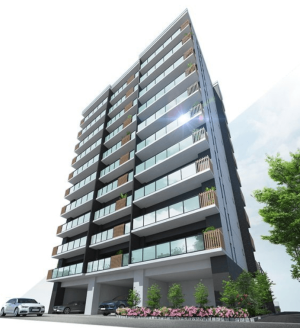 サンパーク学園大通りグラッセ　外観完成予想図