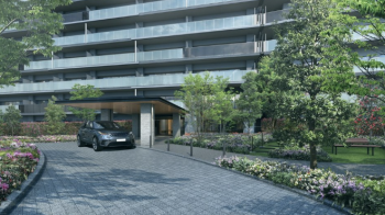 トモニアルシティ　南棟エントランス完成予想CG