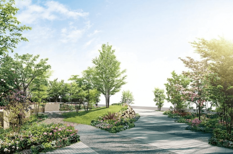 ファイル:ブランニードタワー長居ガーデンスクエア イーストガーデン完成予想図.png