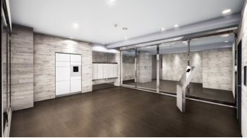 リシャール川崎THE WEST　エントランス完成予想CG